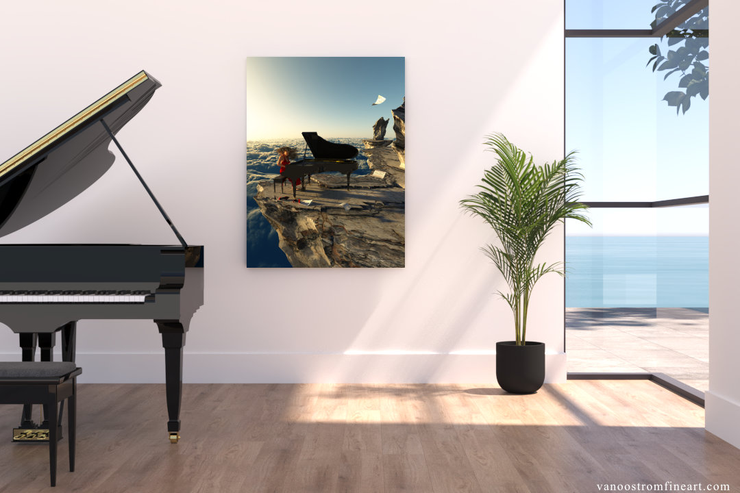 The painting of The Music Will Take You There in your home